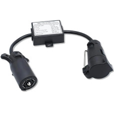 Адаптер-перехідник HP-trailer TLC77P-1 з американських розеток на євро-вилку 7 контактів (3145)