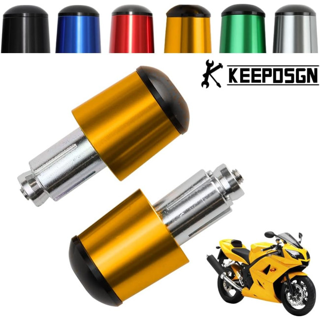Алюмінієві заглушки керма мотоцикла KEEPDSGN FBA-EUYDEUJME168, золотистий (4063)