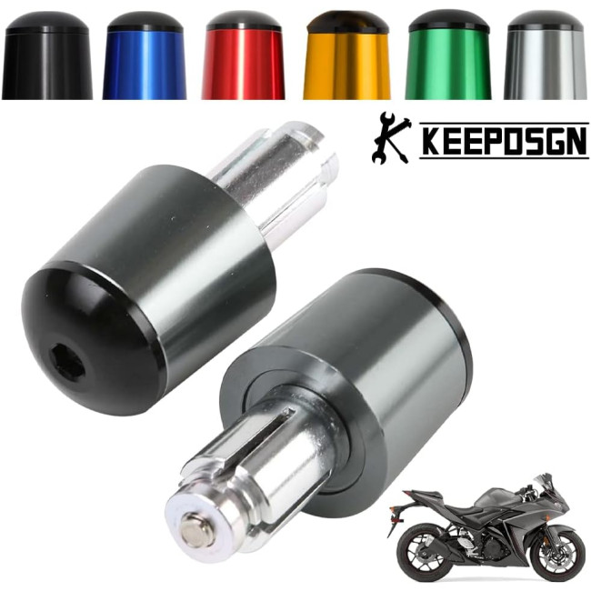 Алюмінієві заглушки керма мотоцикла KEEPDSGN FBA-EUYDEUJME169, титановий (4064)