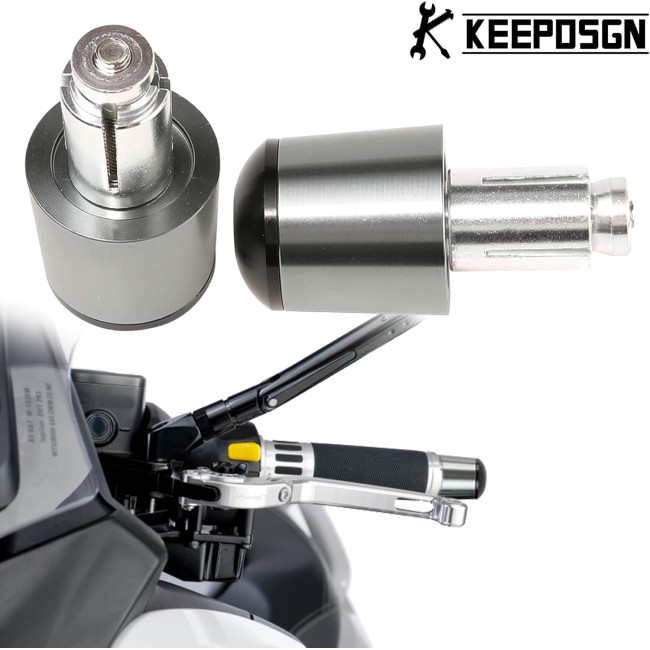 Алюмінієві заглушки керма мотоцикла KEEPDSGN FBA-EUYDEUJME169, титановий (4064)