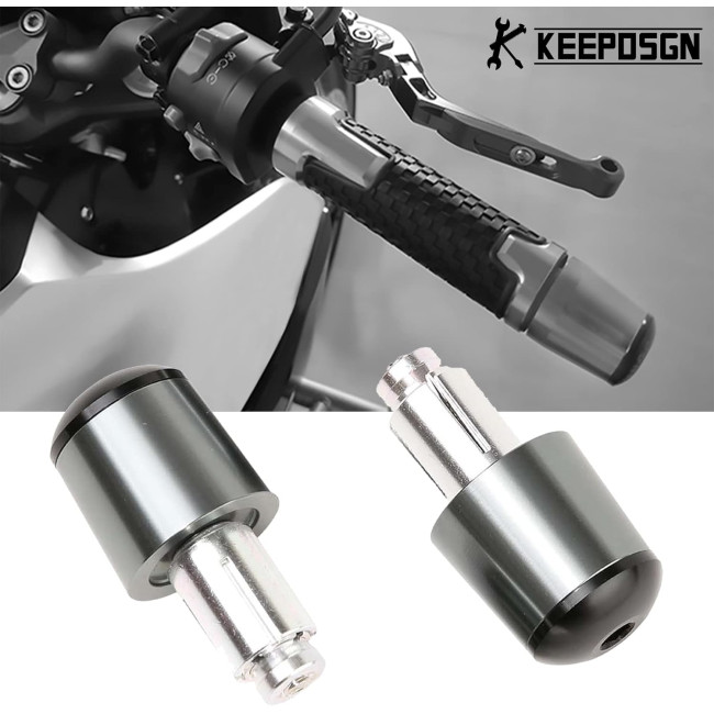 Алюмінієві заглушки керма мотоцикла KEEPDSGN FBA-EUYDEUJME169, титановий (4064)