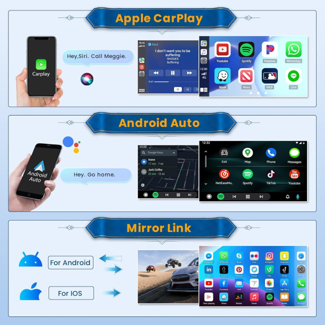 Автомагнітола Inefala 9 дюймів Android 15 для Mazda 3 2009-2013 (4105)