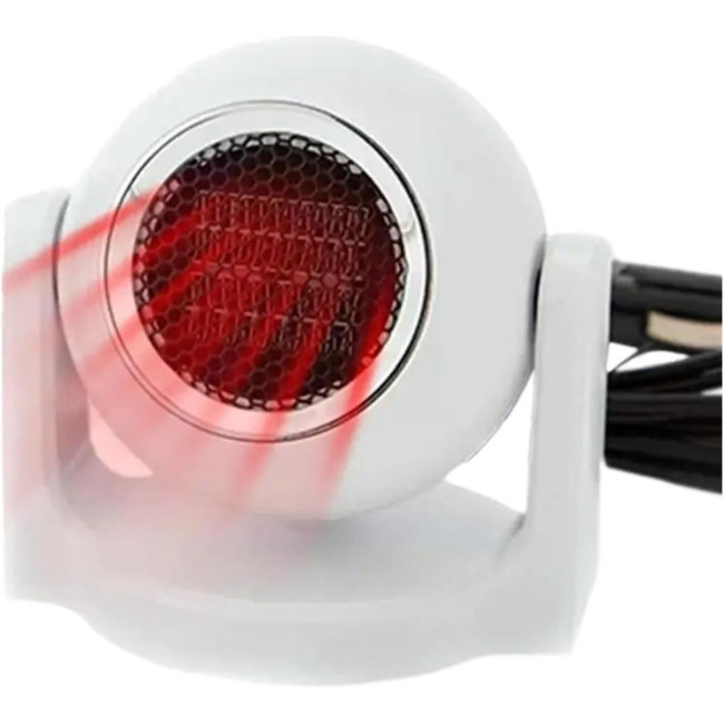 Автомобильный воздушный обогреватель лобового стекла NanDeZ 12V портативный автомобильный обогреватель 360 градусов поворотный, черный (0153)