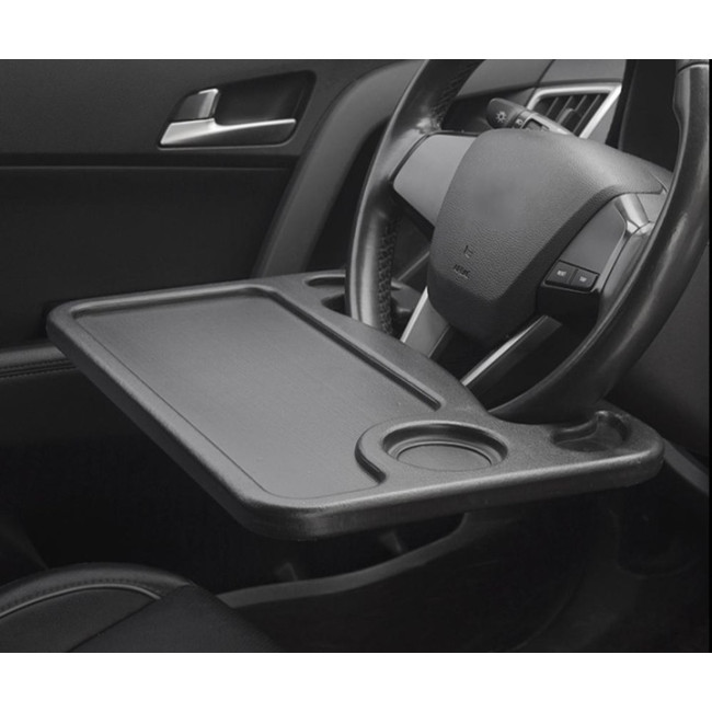 Автомобільний столик-підставка на кермо, автостолик,  чорний (4118)