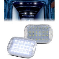 Белые светодиодные плафоны PWOBVZ для салона, купольной подсветки для Ford Transit (4012)