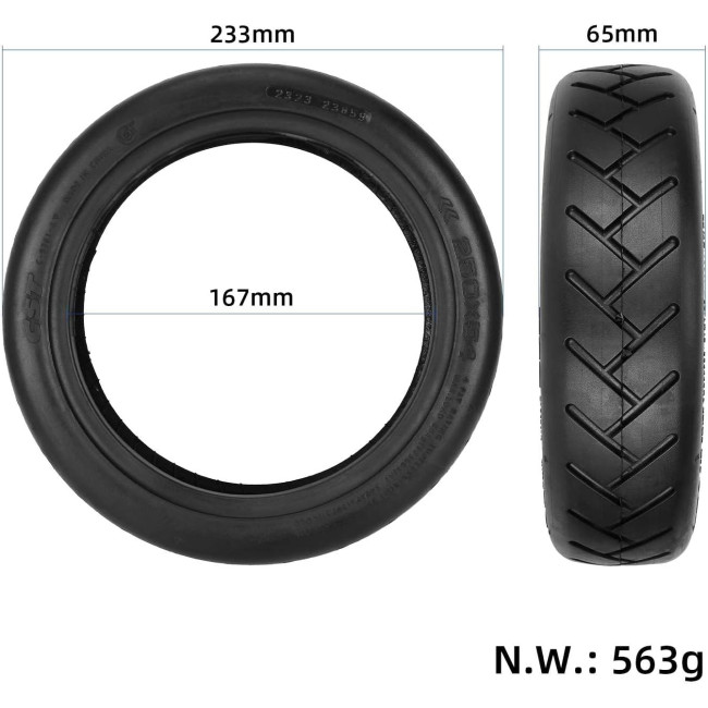 Безкамерні шини VOLOHAS VO 250 x 54 10-дюймові (4136)