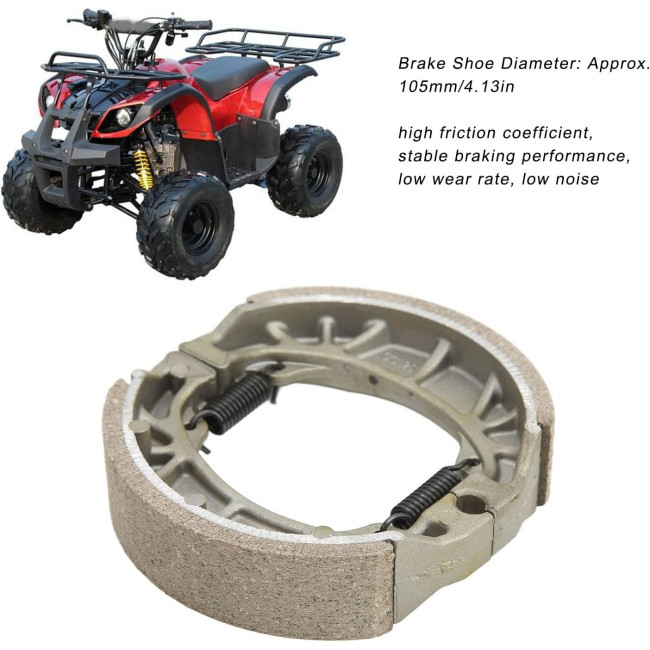 BOROCO Задний барабанный тормозной диск BOROCOf5zkutd3qe 105 мм, для GY6 49cc 50cc (5055)