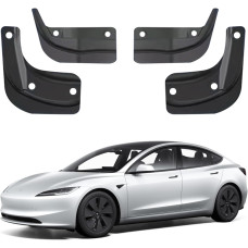 Бризковики Ywooon ‎YW-TSL-MudFlaps-M3-Highland для Tesla Model 3, чорні (4066)