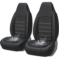 Чехлы для передних сидений AUTOYOUTH Y40724-GRAY, универсальные, серые (4117)