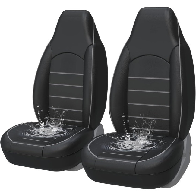 Чохли для передніх сидінь AUTOYOUTH Y40724-GRAY, універсальні, сірі (4117)