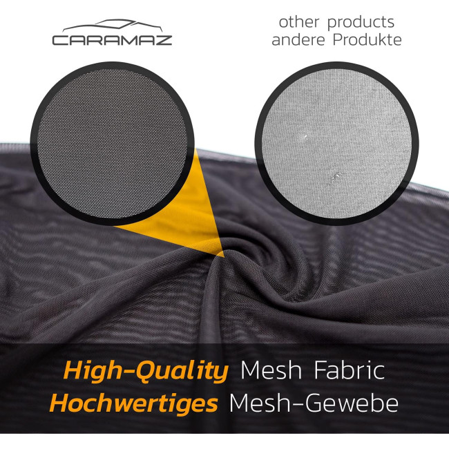 Детский автомобильный солнцезащитный тент CARAMAZ Safari_cups25 с защитой от солнца 48 x 30 см с присоской (2143)