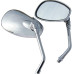 Зеркала MotorToGo MRZBH-Ruckus50NPS50S для мотоцикла, совместимые с Honda Ruckus 50 NPS50S, хром (4036) № 1