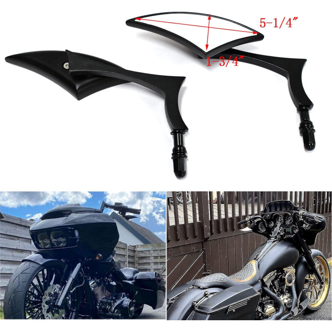 Дзеркала заднього виду MISS MOLY LXECBUS242 для мотоцикла, чорний (2191)