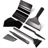 FOSHIO набір лапаток для автомобільної плівки для тонування ‎FS76, чорний (5067)