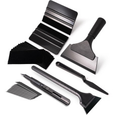 FOSHIO набір лапаток для автомобільної плівки для тонування ‎FS76, чорний (5067)