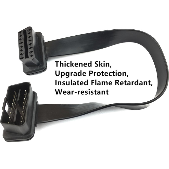 GFFG Автомобільний діагностичний кабель GF-YK001-EU, OBD2 16-контактний, чорний (5123)