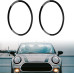 JAOGAUS пара міні-кільце для фар ‎FD002, сумісні з BMW Mini Cooper, глянцевий чорний (5025) № 