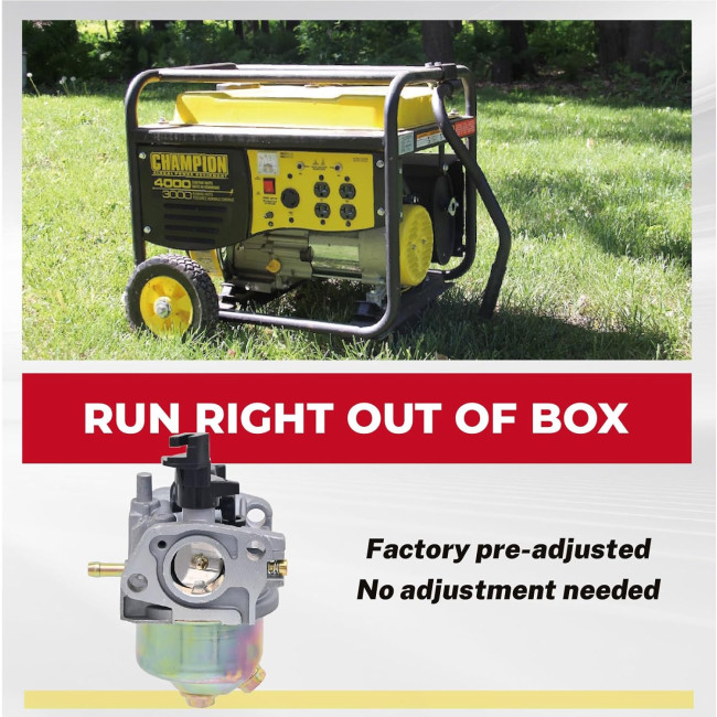 Карбюратор NIMTEK для бензинового генератора Champion Generator Power Equipment 3500 4000 Вт (4131)
