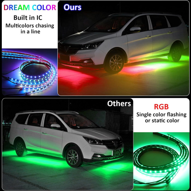 Комплект підсвічування Kairiyard HY-Underglow-02 Dream Color Chasing для автомобіля, 4шт (3185)