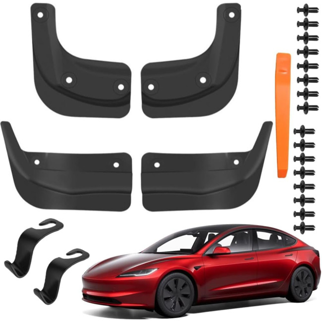 Комплект із 4 бризковиків AzulLanse для Model 3 2024 (2164)