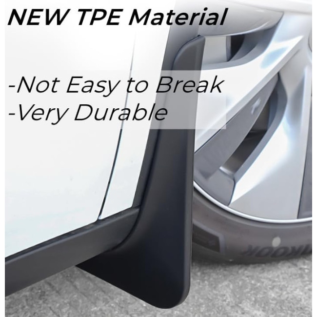 Комплект із 4 бризковиків AzulLanse для Model 3 2024 (2164)