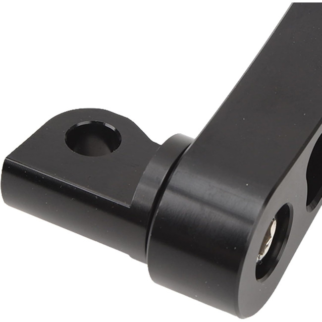 Кронштейн підніжки ZIZEV Highway, регульований на 360° кронштейн підніжки, стійкий до тріщин, для туристичних мотоциклів, чорний (0171)