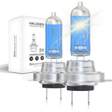 Лампа фар Sinoparcel H7, 3800K H7 477 для автомобільних фар, 12V 55W для ближнього або дальнього світла, протитуманні фари (2013)