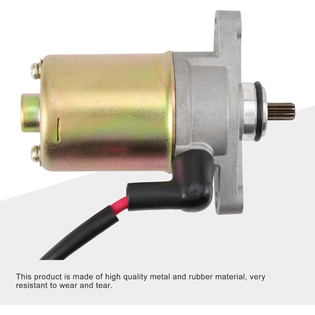 Мотоциклетный металлический двигатель стартера GOOFIT HB09-172 замена для GY6 48cc 50cc 80cc (4014)