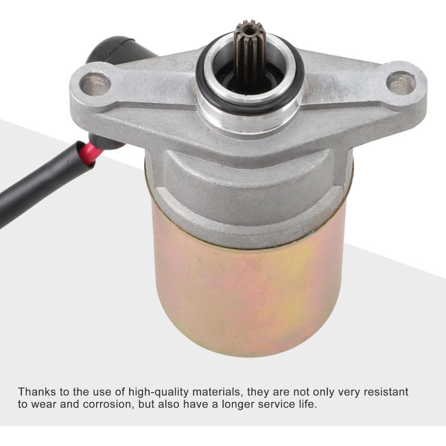 Мотоциклетный металлический двигатель стартера GOOFIT HB09-172 замена для GY6 48cc 50cc 80cc (4014)