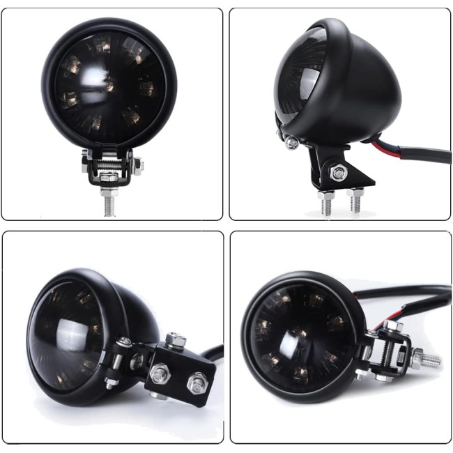 Мотоциклетний задній стоп-сигнал DREAMIZER сумісний з Chopper Bobber Cafe Racer Bike, 12V (2184)