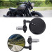 Набір із 2 круглих дзеркал заднього виду LYTIVAGEN ‎L-20201205 на кермо мотоцикла, чорний (4058) № 