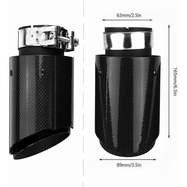 Наконечник вихлопних труб Iriisy, чорна (4133)