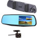 Автомобільне дзеркало відеореєстратор DVR Blackbox із двома камерами (my-017) № 