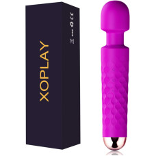 Бездротовий терапевтичний масажер XOPLAY для тіла з 25 режимами фіолетовий (my-6093)