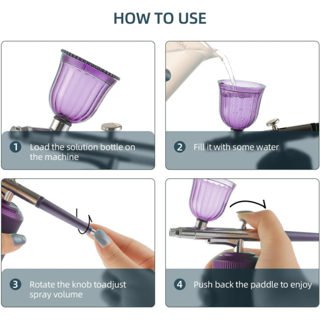 Портативний комплект бездротового аерографа-розпилювача Foreverlily B-LMH220603 (my-2045)