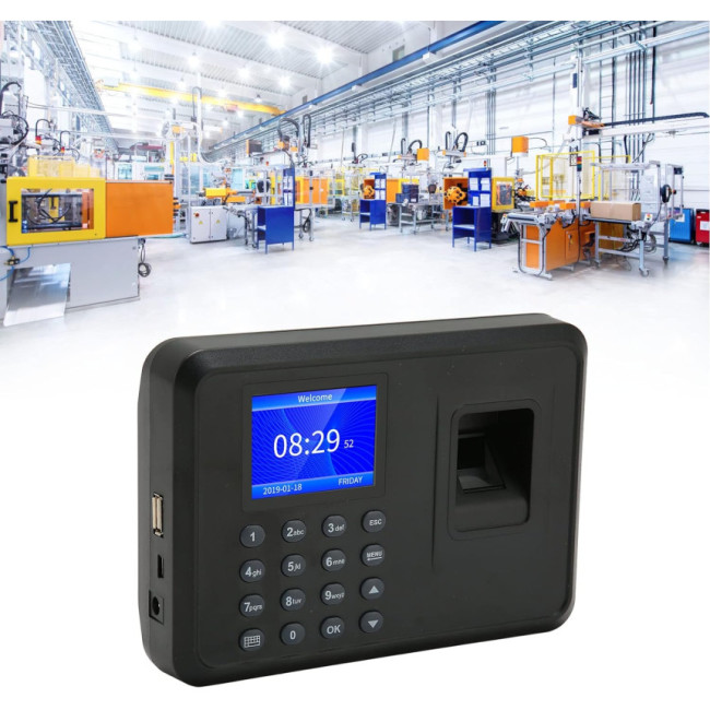 Пристрій для перевірки відбитків пальців сканер Luqeeg Time Clock (my-094)