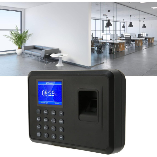 Пристрій для перевірки відбитків пальців сканер Luqeeg Time Clock (my-094)