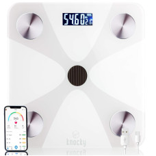 Цифрові смарт-ваги ІМТ KNOCKY WHITE (my-2061)