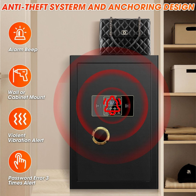 Цифровий домашній сейф Bukumo вогнестійкий, водонепроникний (my-3004)