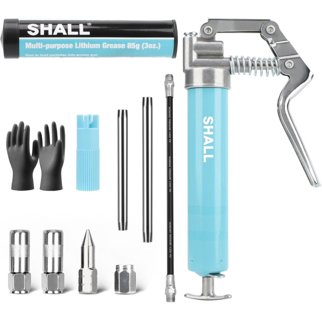 Пістолет для змащування SHALL Mini комплект мастильного шприца з пістолетною рукояткою (my-15193)