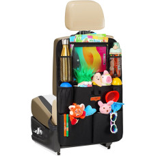 SURDOCA Оновлений автомобільний органайзер GD-Black01 з 11-дюймовим тримачем для планшета, чорний (5085)