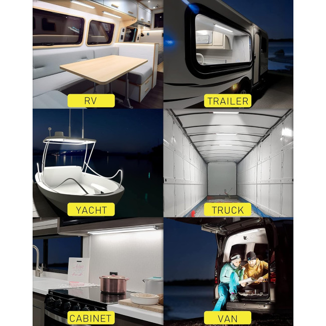Светодиодное освещение MERTTURM CIL005-228-2-2 салона автомобиля, 12В, красное (3137)