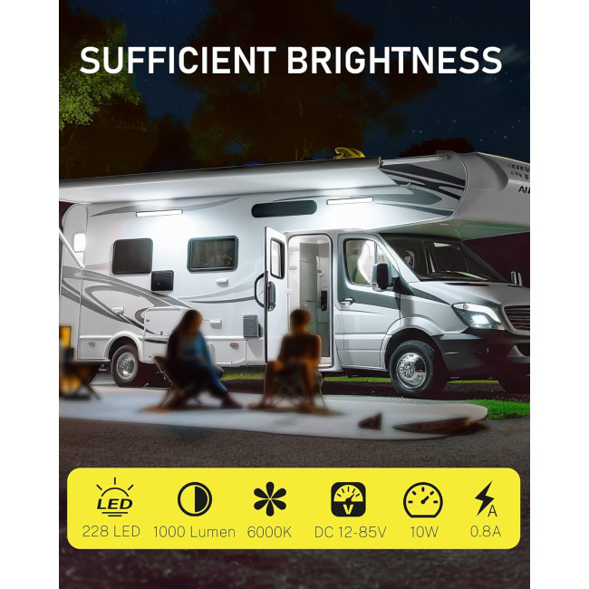 Светодиодное освещение MERTTURM CIL005-228-2-2 салона автомобиля, 12В, красное (3137)