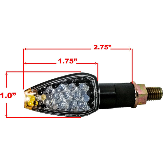 Світлодіодний сигнал повороту OZ-USA для мотоцикла 4 шт (2175)