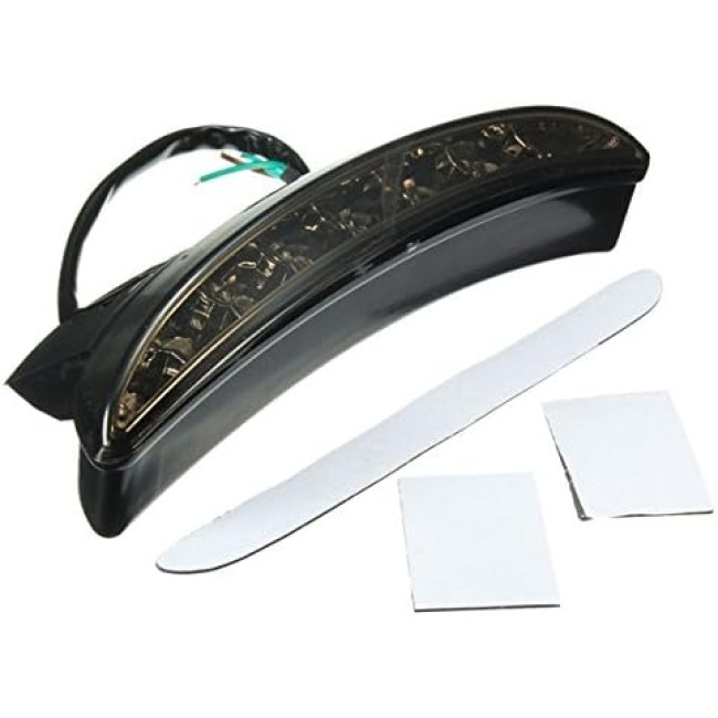 Світлодіодний стоп-сигнал Alamor Smoke 12V для Harley Davidson, чорний (2176)