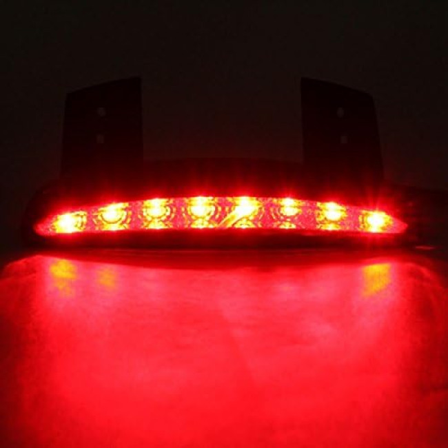 Світлодіодний стоп-сигнал Alamor Smoke 12V для Harley Davidson, чорний (2176)