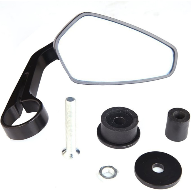 Універсальні алюмінієві дзеркала заднього виду TKHKRURKDA для мотоцикла, чорні (2190)