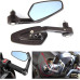 Універсальні алюмінієві дзеркала заднього виду TKHKRURKDA для мотоцикла, чорні (2190) № 5