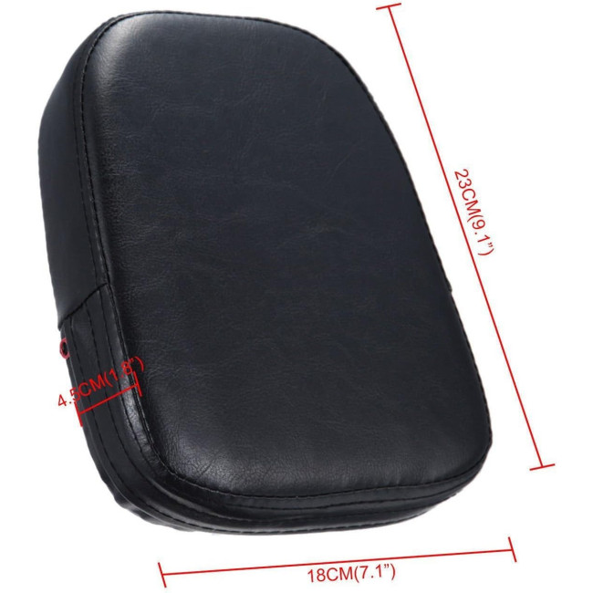 Універсальна спинка подушка ICTRONIX для мотоцикла, чорна (4020)