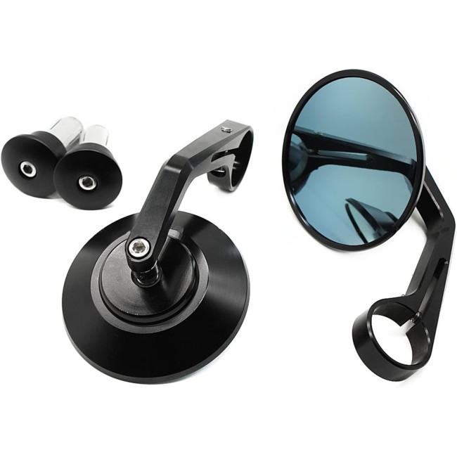 Універсальне бічне дзеркало заднього виду LAGNY 22 мм/28 мм на кермо мотоцикла (4032)